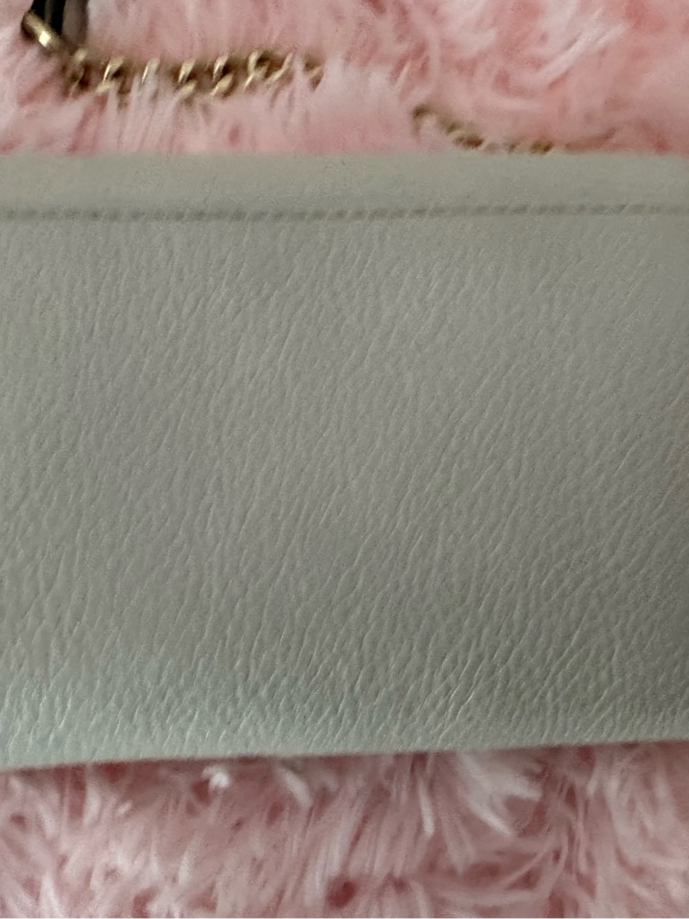 Michael Kors Ivory Pebble Leather Shoulder Crossbody with Goldtone Logo & Chain - Picture 6 of 7